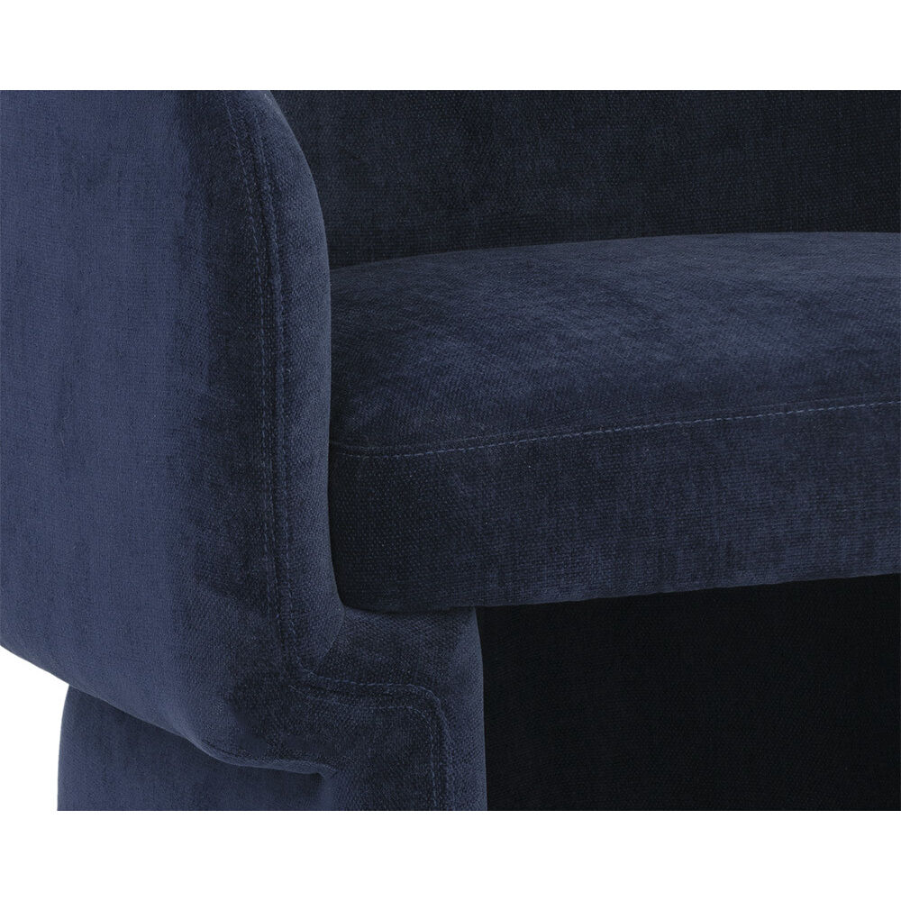 Lauryn Danny Navy Lounge Chair